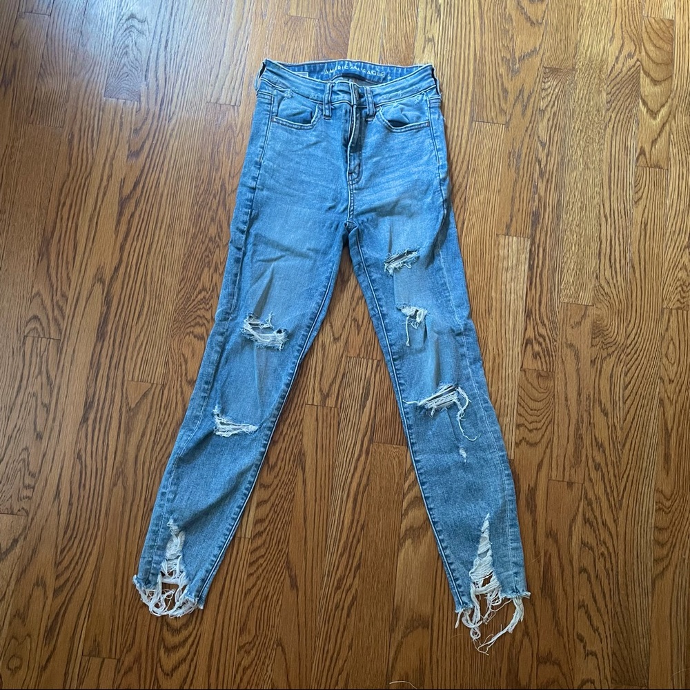 American Eagle Ne(x)t Level Stretch Ripped Jeans